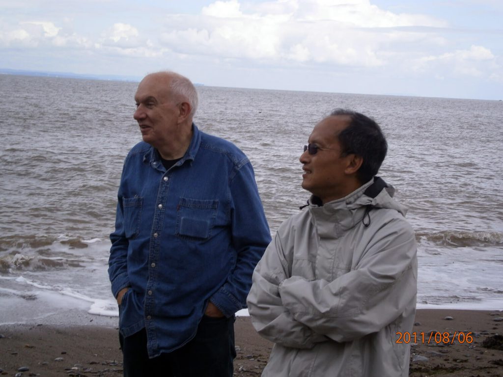 John and Roger Hui in Somerset
