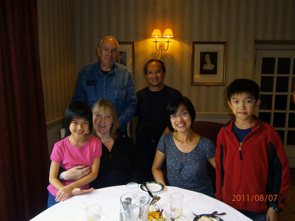 John and Roger Hui; Rachel Hui, Flora, Stella Hui, Nicholas Hui